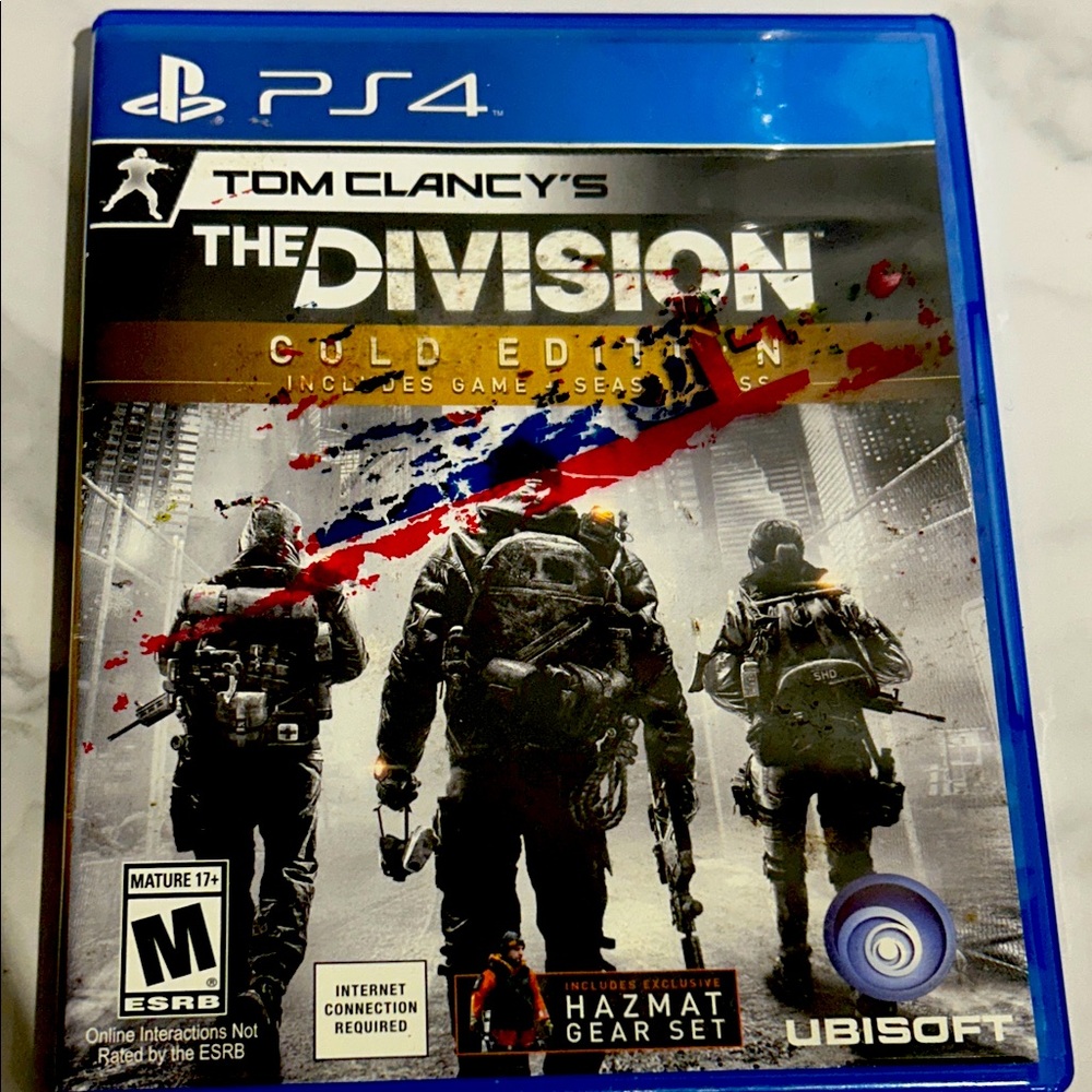 Tom Clancy's The Division Gold Edition for PS4 - Blue Case
